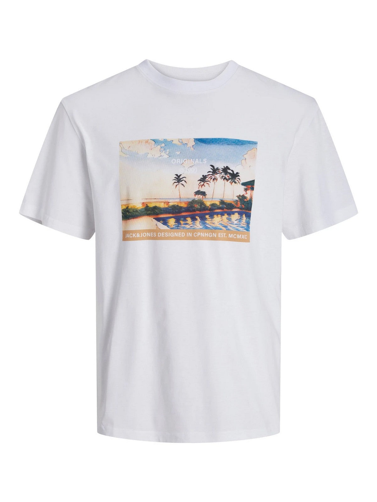 Jack&Jones Minimalist Oversize Erkek T-Shirt - Kısa Kol Yuvarlak Yaka