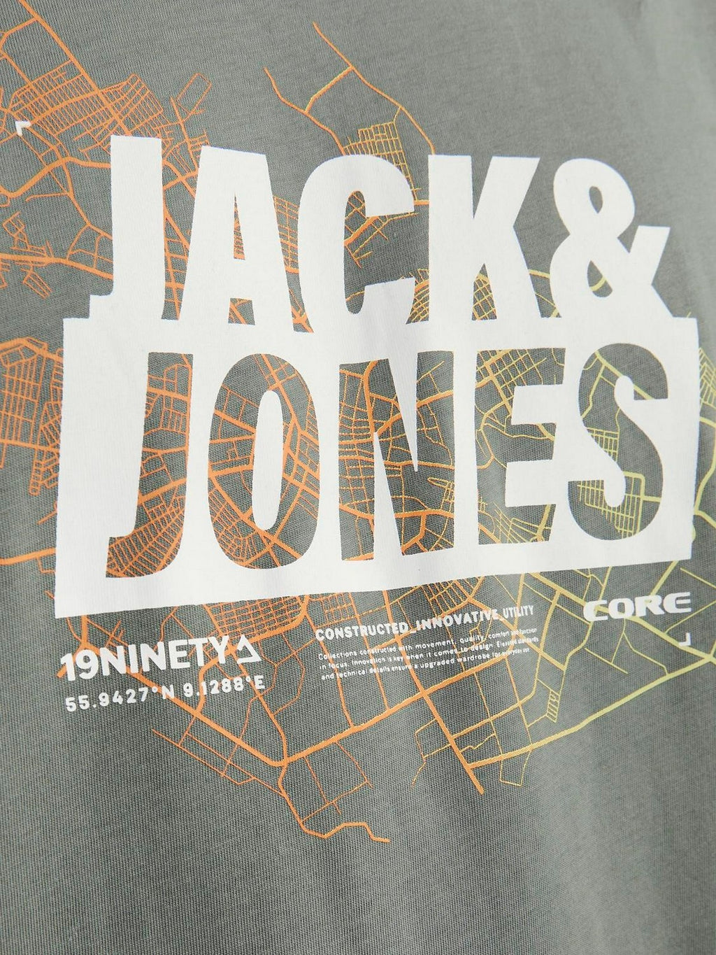 Jack&Jones Oversize Minimalist Erkek T-Shirt - Kısa Kol - Günlük Stil