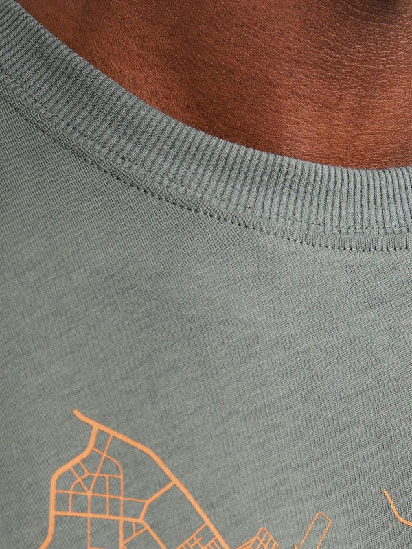 Jack&Jones Oversize Minimalist Erkek T-Shirt - Kısa Kol - Günlük Stil