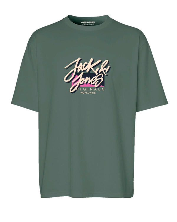 Jack&Jones Oversize Minimalist Erkek T-Shirt - Günlük Stil