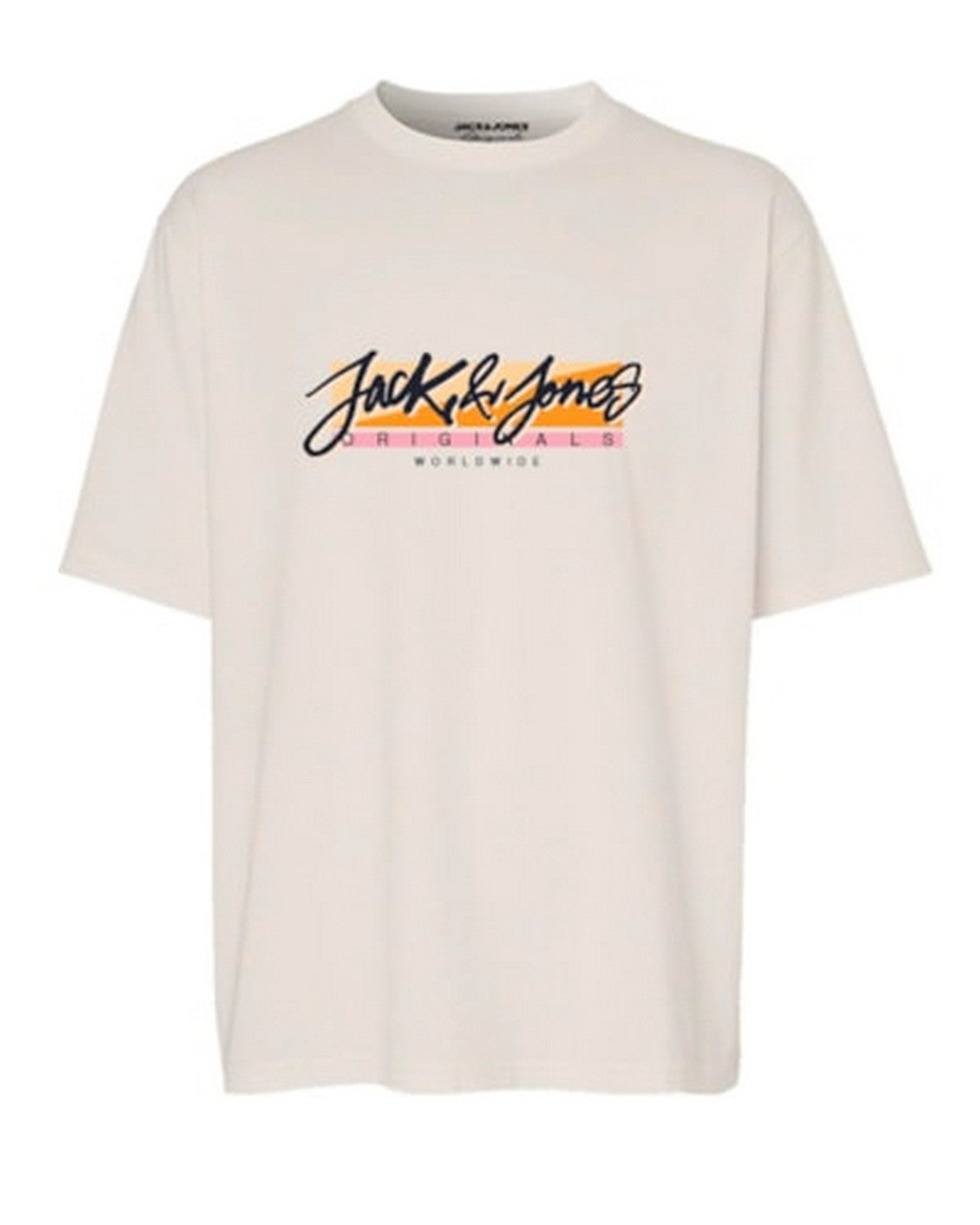Jack&Jones Oversize Minimalist Erkek T-Shirt - Günlük Stil