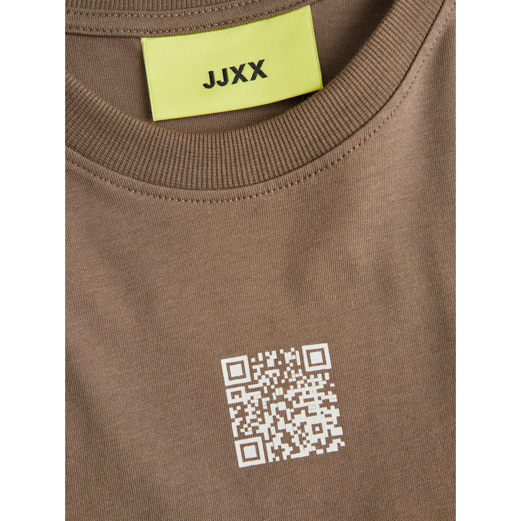Jack&Jones JJXX Oversize Minimalist Kadın Tişört - Kısa Kol Günlük