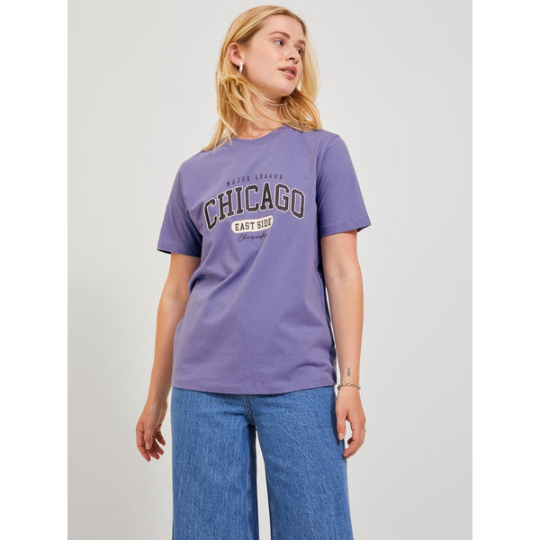 Jack&Jones JJXX Oversize Kadın T-Shirt - Kısa Kol, Minimalist, Günlük