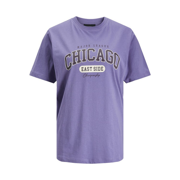 Jack&Jones JJXX Oversize Kadın T-Shirt - Kısa Kol, Minimalist, Günlük