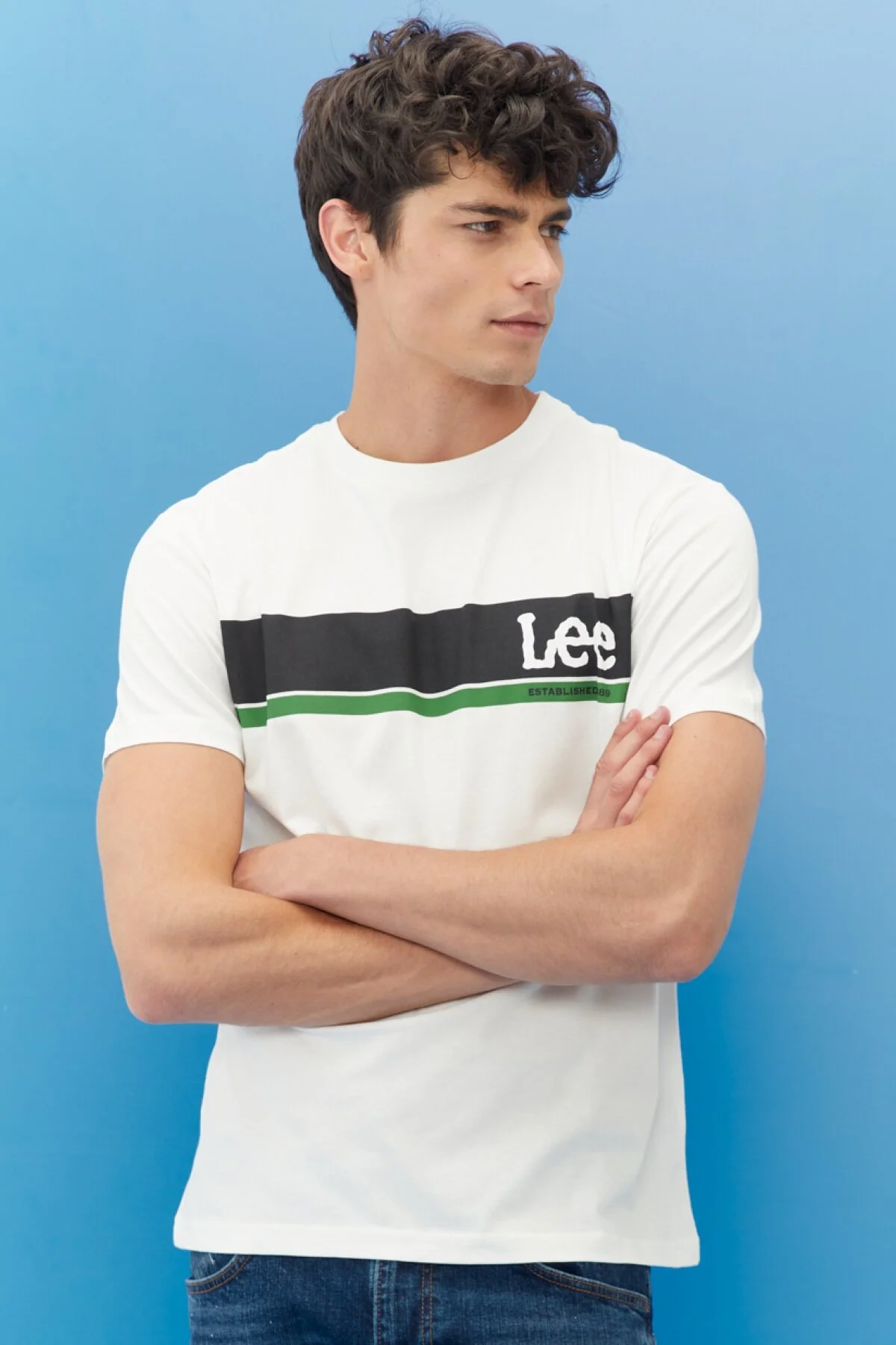 Lee Erkek Minimalist T-Shirt - Regular Fit Kısa Kol - Günlük Stil Main image
