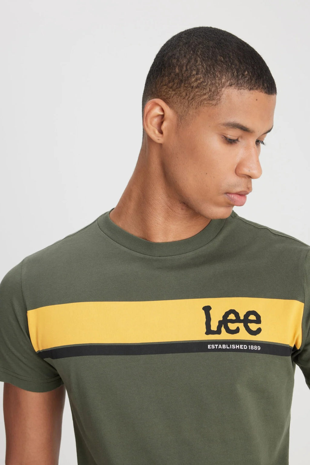 Lee Erkek Minimalist Regular Fit Kısa Kol Tişört - Günlük Kullanım