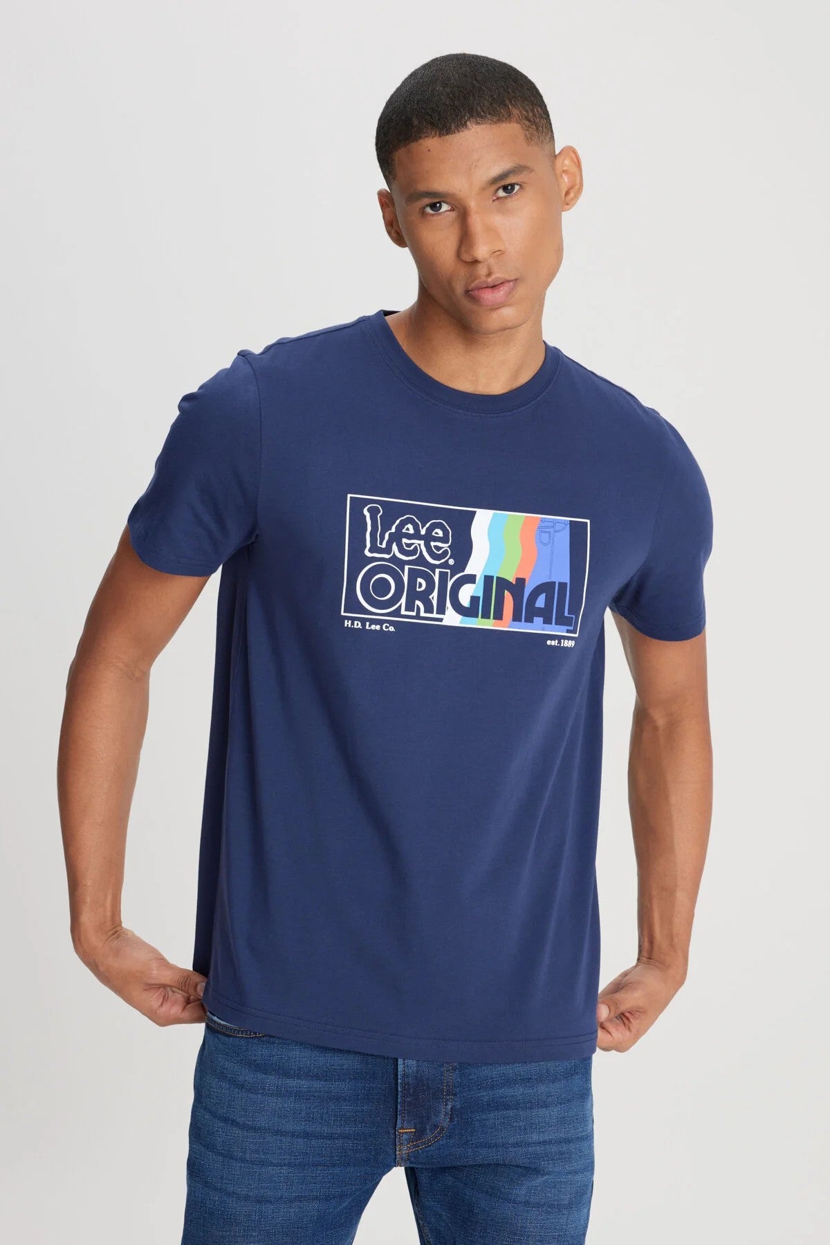 Lee Erkek T-Shirt LL07FE410 Main image