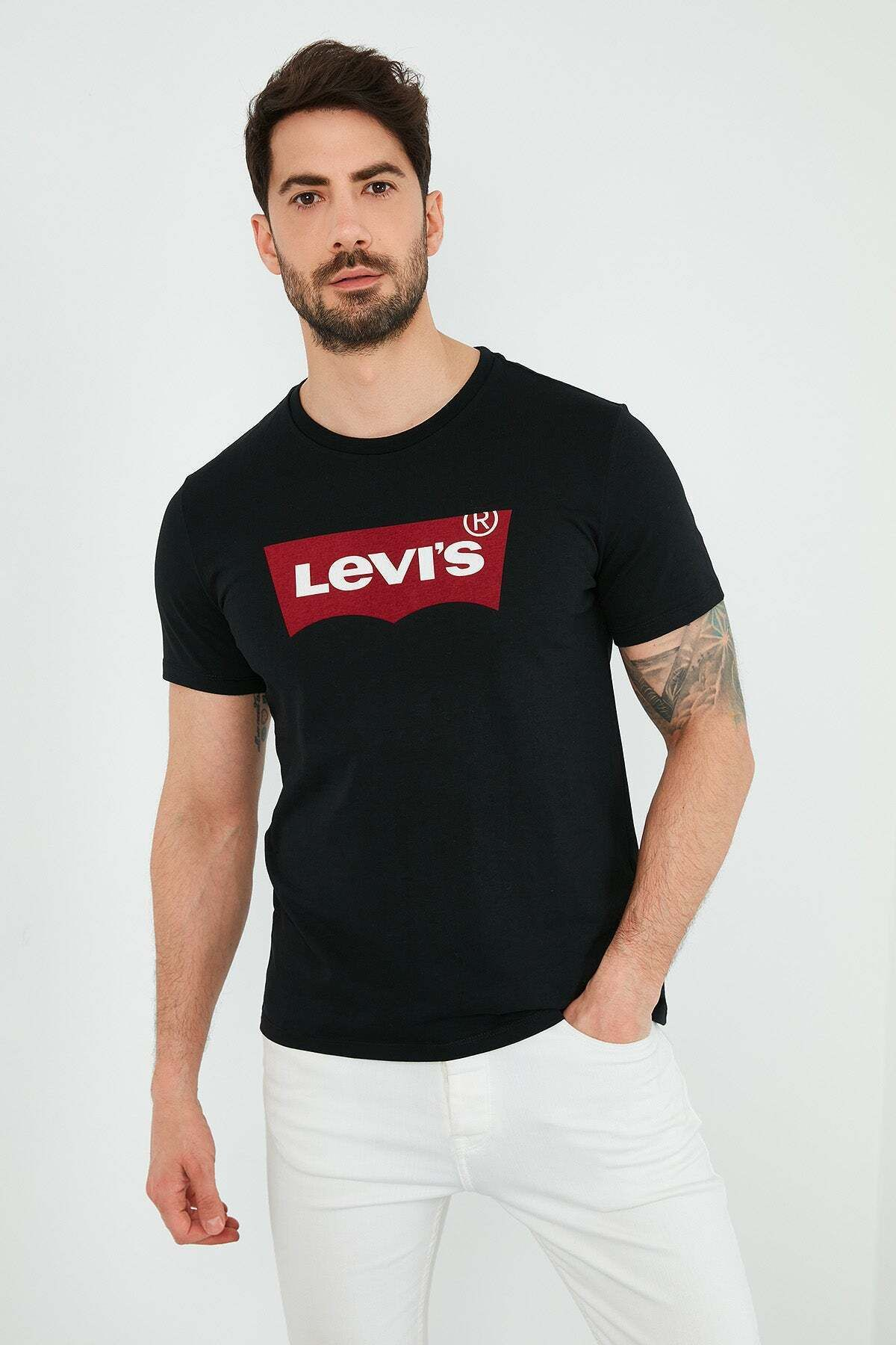 Levi's Erkek Kısa Kol Yuvarlak Yaka Regular Fit Minimalist T-Shirt Main image