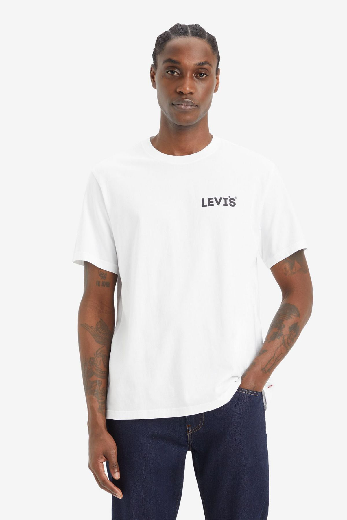 Levi's Oversize Minimalist Erkek T-Shirt - Kısa Kol Yuvarlak Yaka Günlük Main image