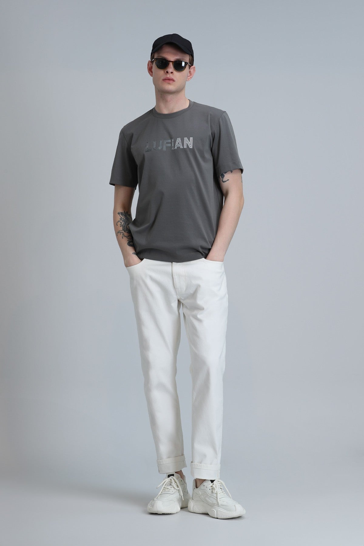 Lufian Pamuklu Erkek T-Shirt 111020197