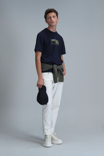 Lufian Minimalist Oversize Erkek T-Shirt - Kısa Kol - Günlük Kullanım