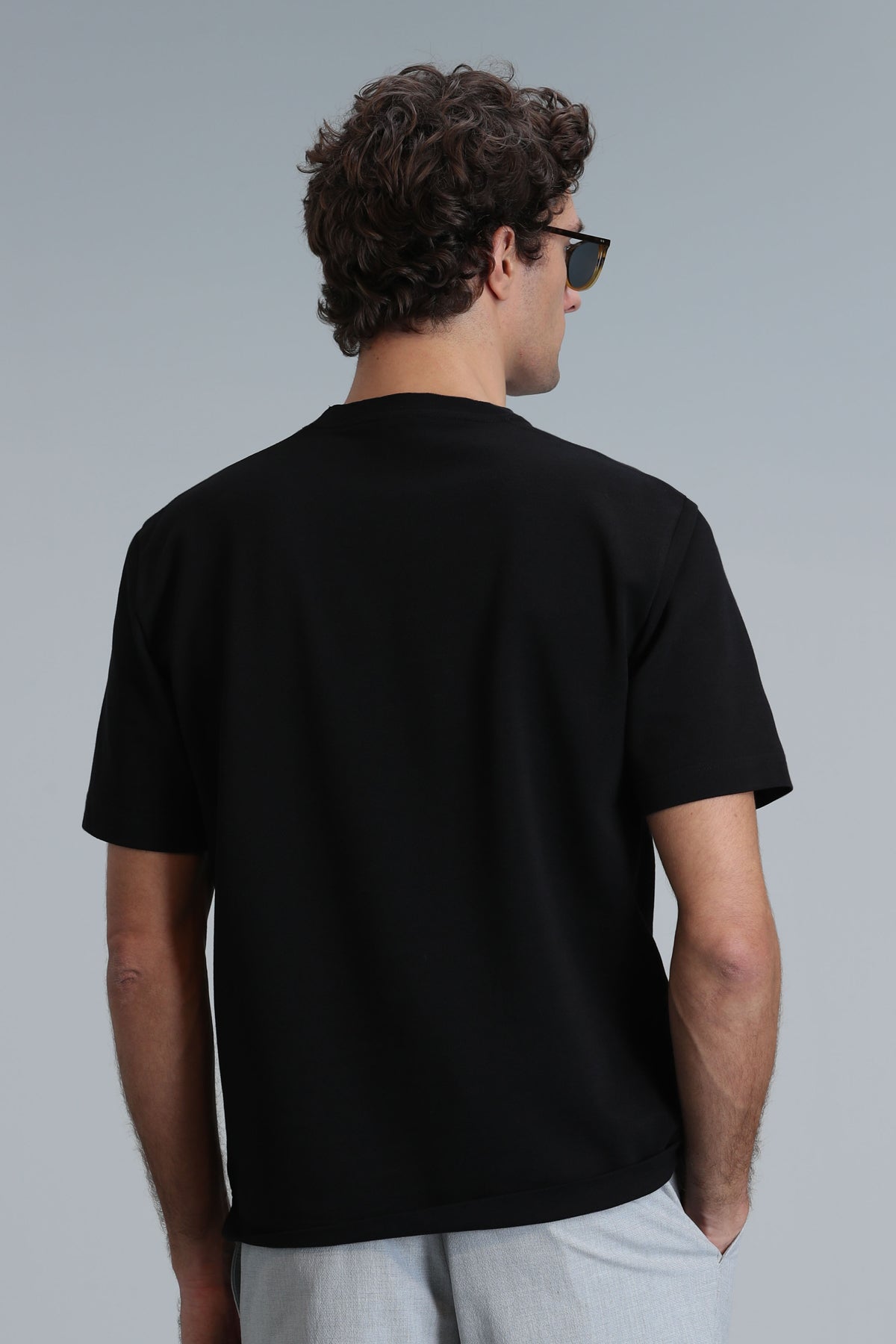 Lufian Minimalist Oversize Erkek T-Shirt - Kısa Kol - Günlük Kullanım