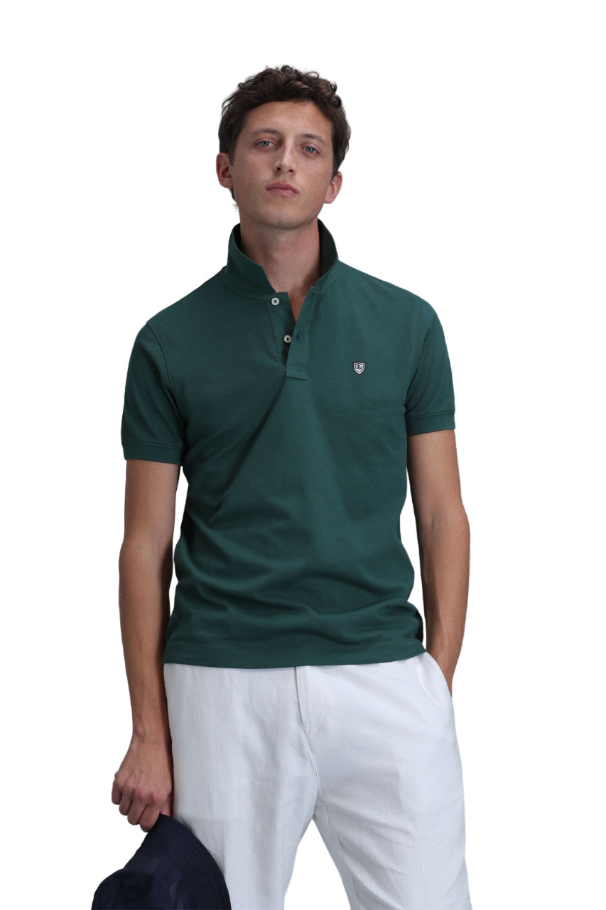 Lufian Minimalist Polo Yaka Kısa Kol Erkek T-Shirt - Günlük Şıklık Main image