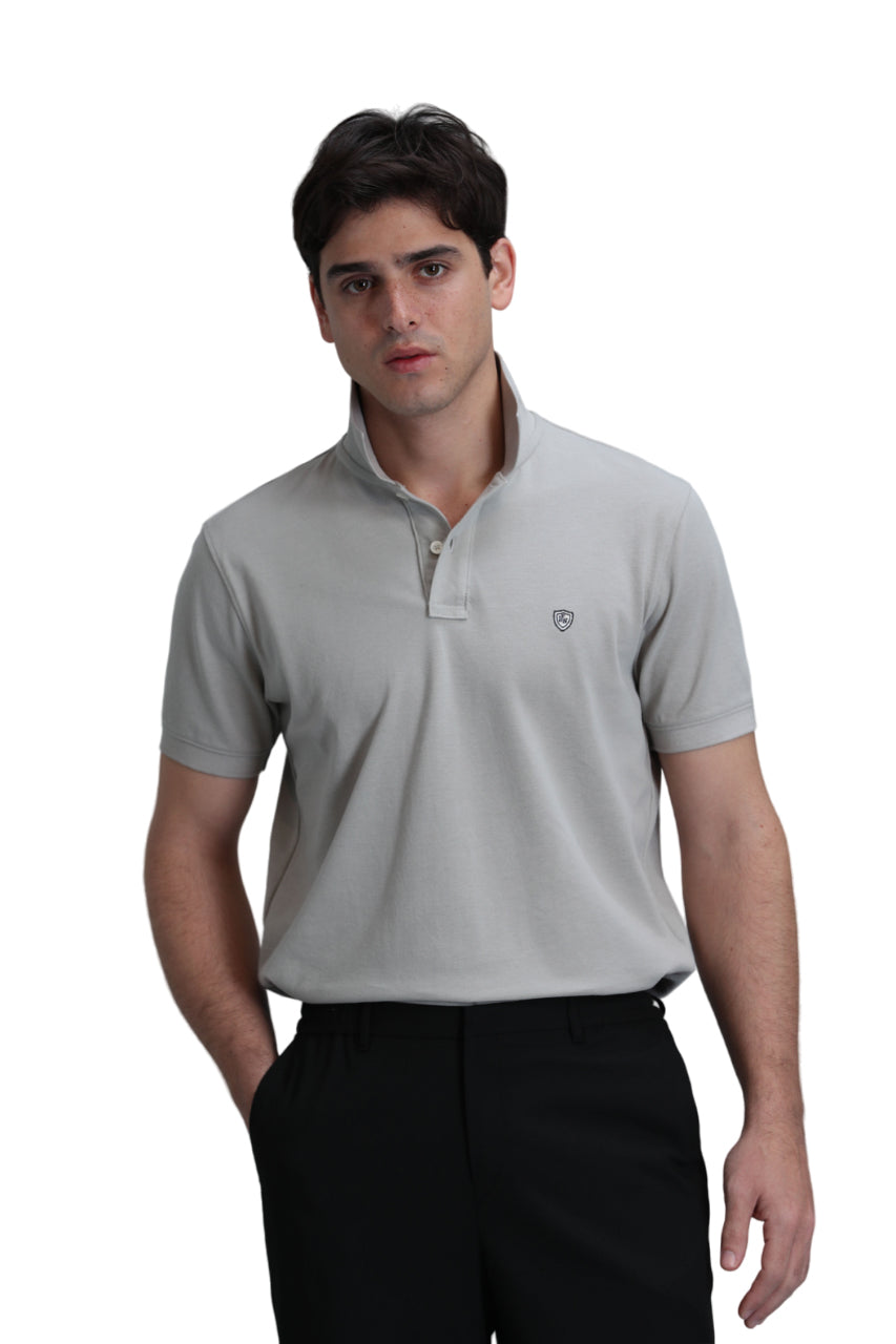 Lufian Minimalist Polo Yaka Kısa Kol Erkek T-Shirt - Günlük Şıklık