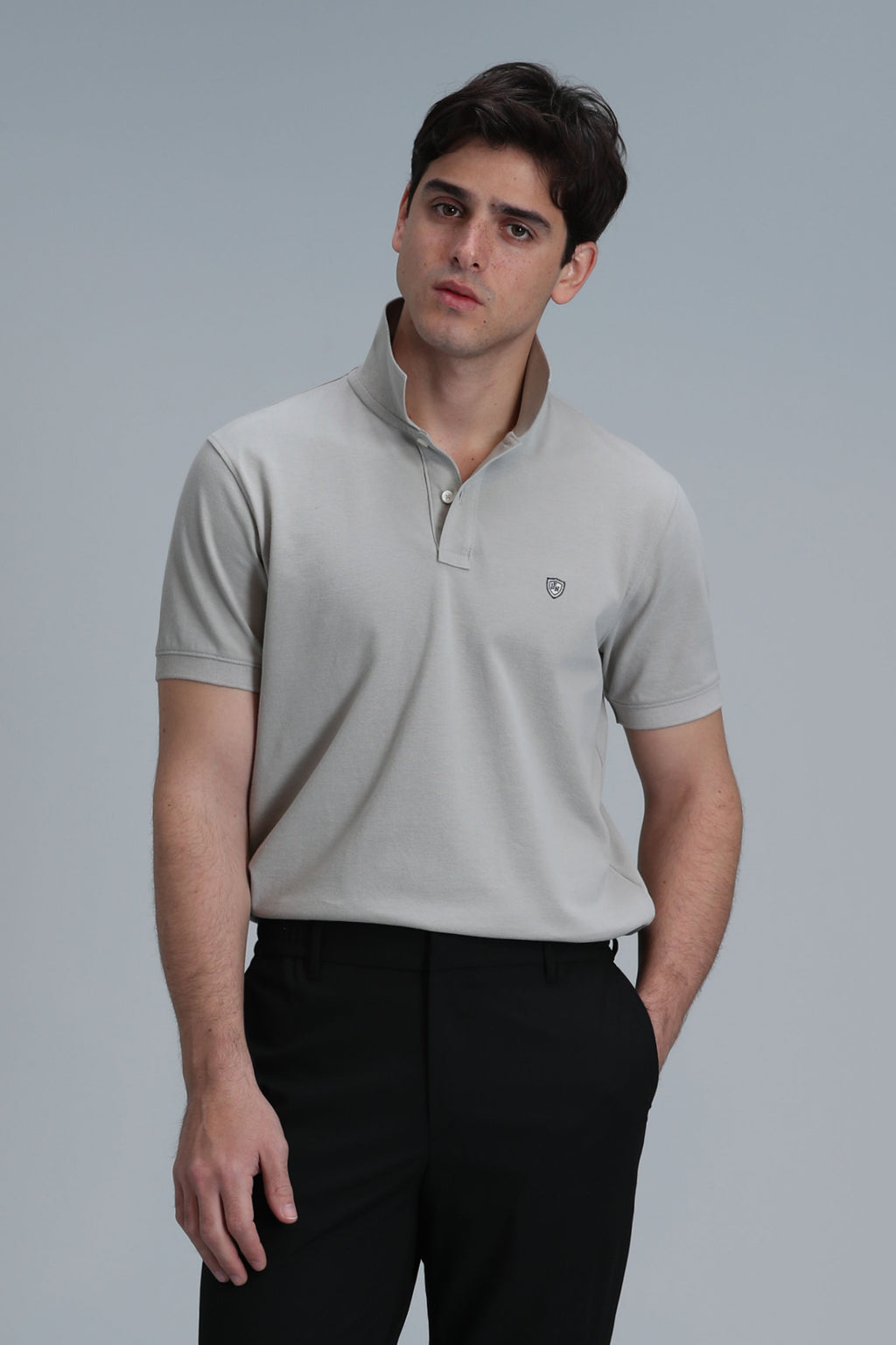 Lufian Minimalist Polo Yaka Kısa Kol Erkek T-Shirt - Günlük Şıklık