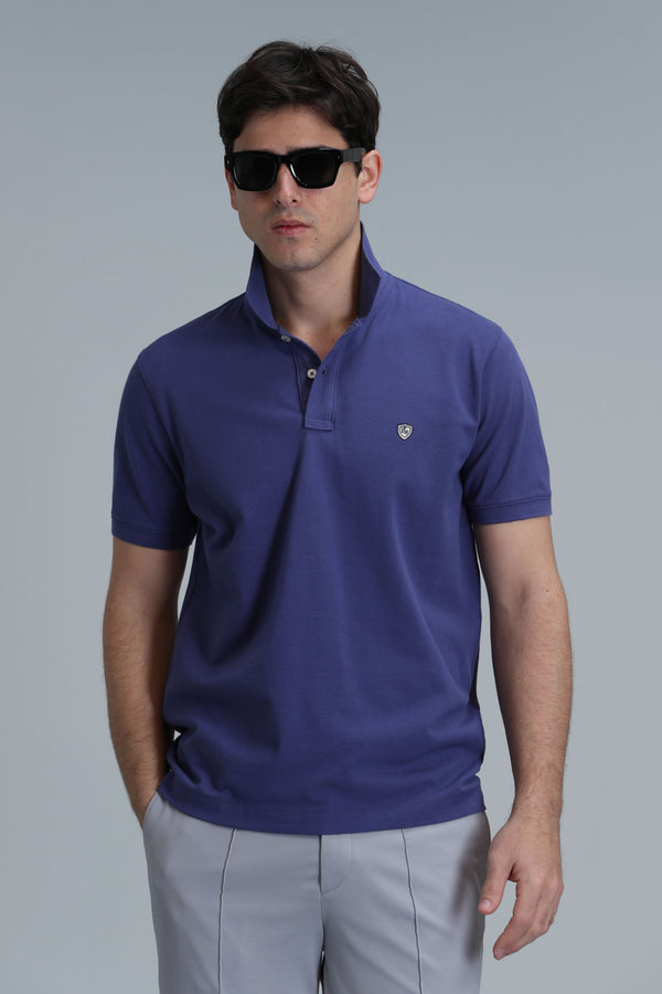 Lufian Minimalist Polo Yaka Kısa Kol Erkek T-Shirt - Günlük Şıklık