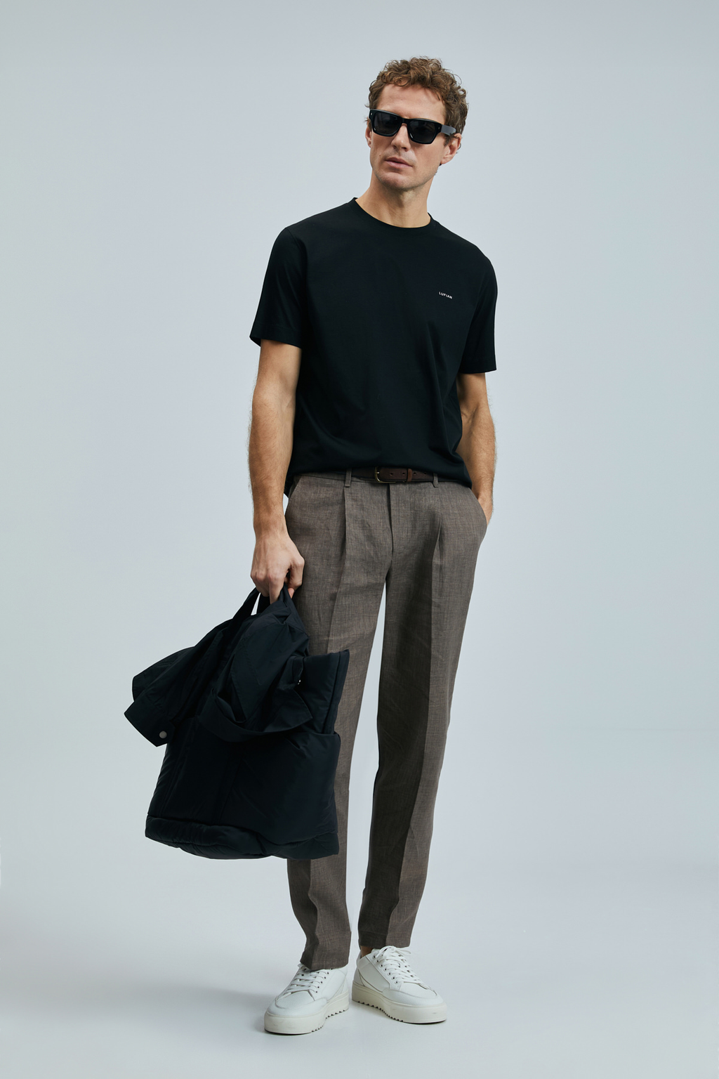 Bran Modern Grafik T- Shirt Lufian