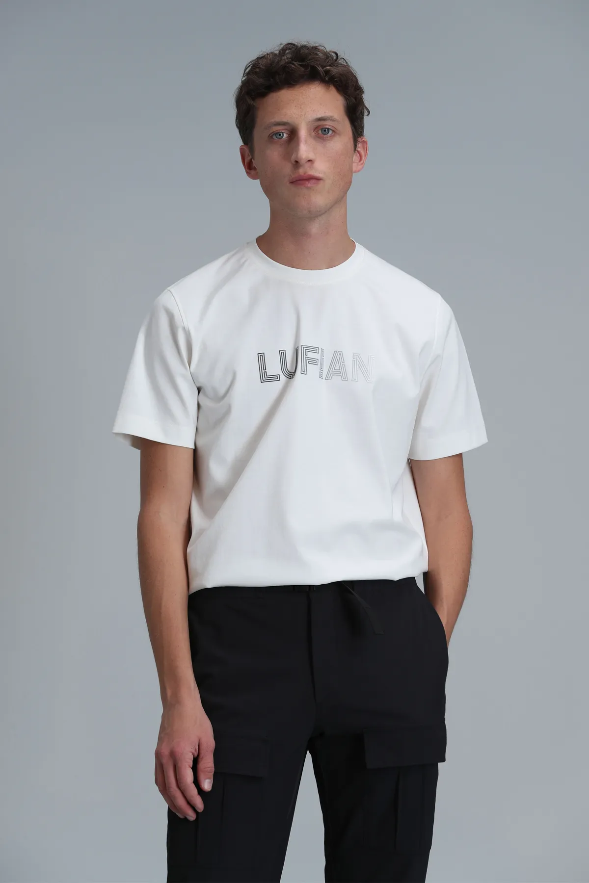 Lufian Pamuklu Erkek T-Shirt 111020197 Main image