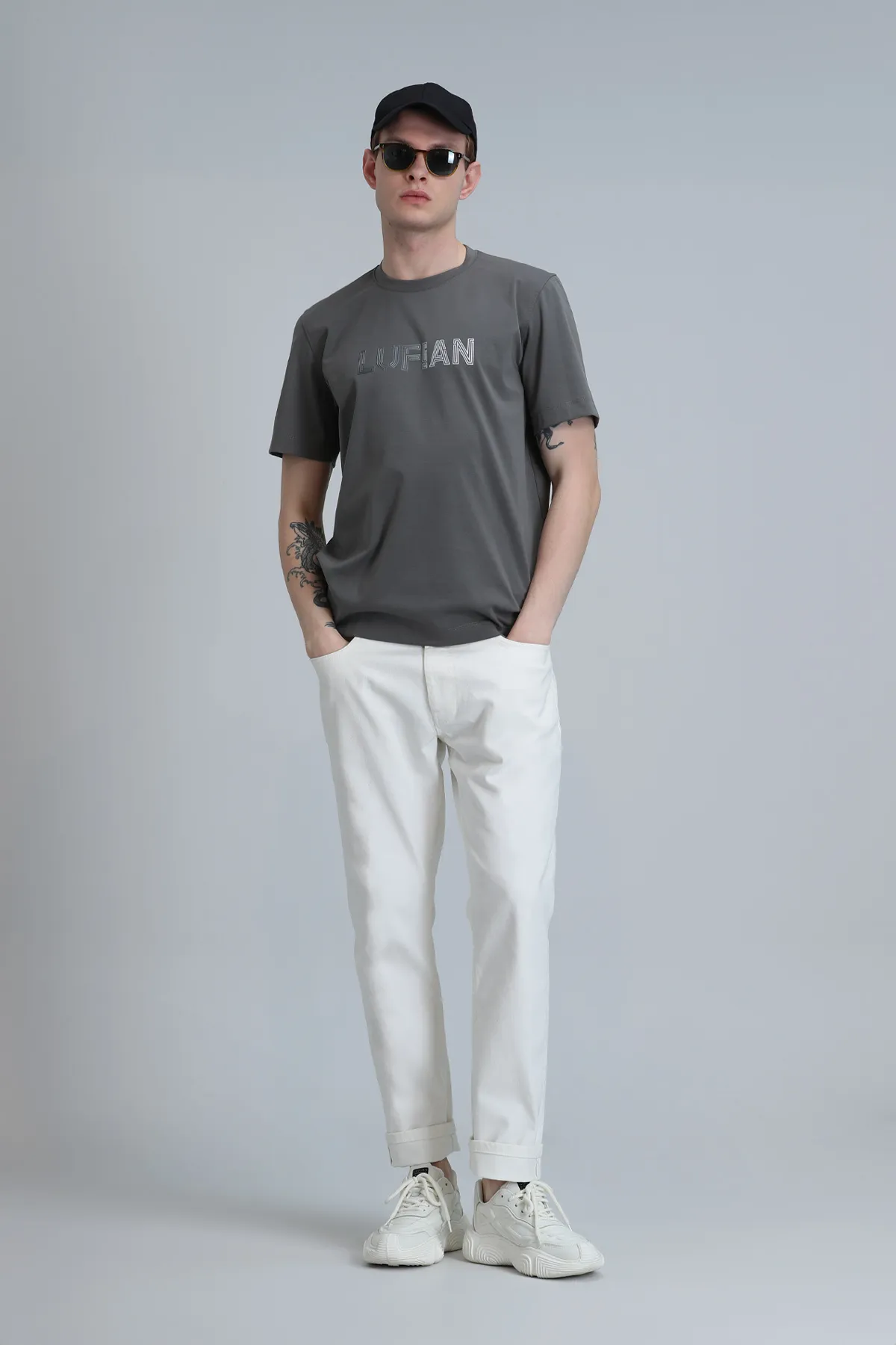 Lufian Pamuklu Erkek T-Shirt 111020197