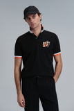 Lufian Minimalist Polo Yaka Kısa Kol Erkek T-Shirt - Günlük Şıklık