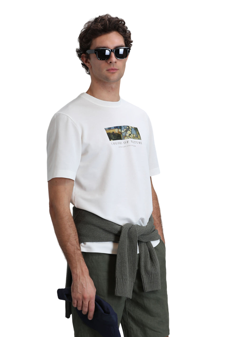 Lufian Minimalist Oversize Erkek T-Shirt - Kısa Kol - Günlük Kullanım Main image
