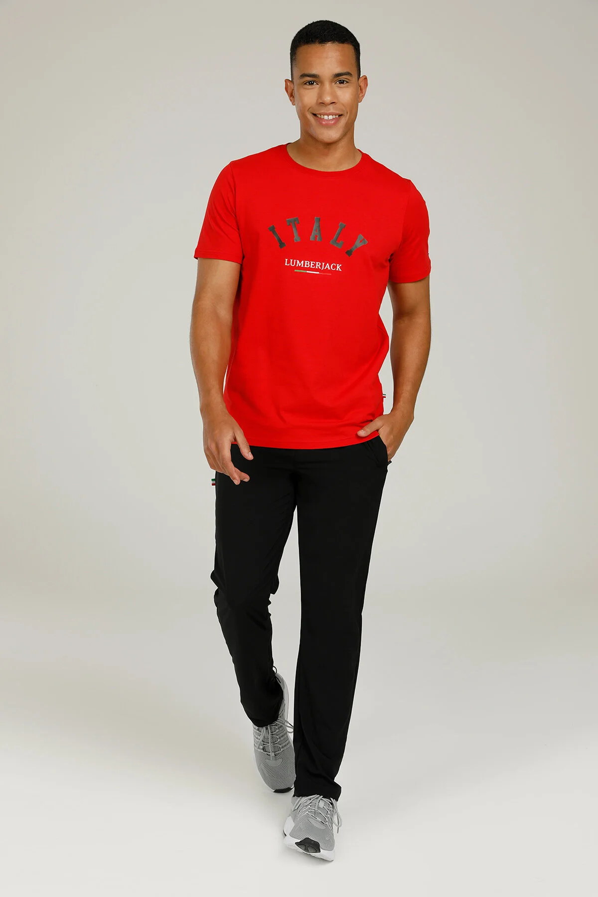 Lumberjack Minimalist Erkek T-Shirt - Kısa Kol Yuvarlak Yaka - Günlük Stil Main image