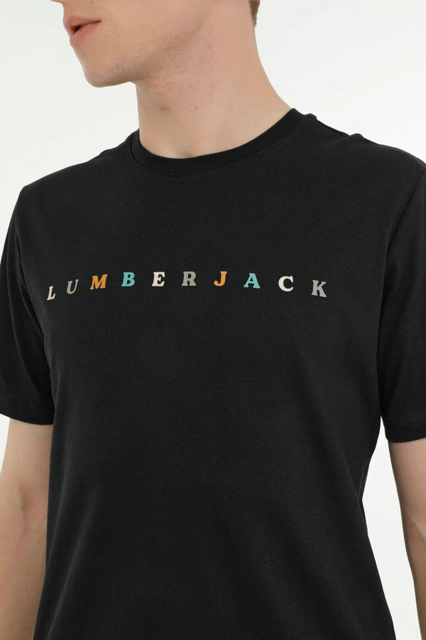Lumberjack Minimalist Kısa Kol Erkek Tişörtü - Regular Fit - Günlük