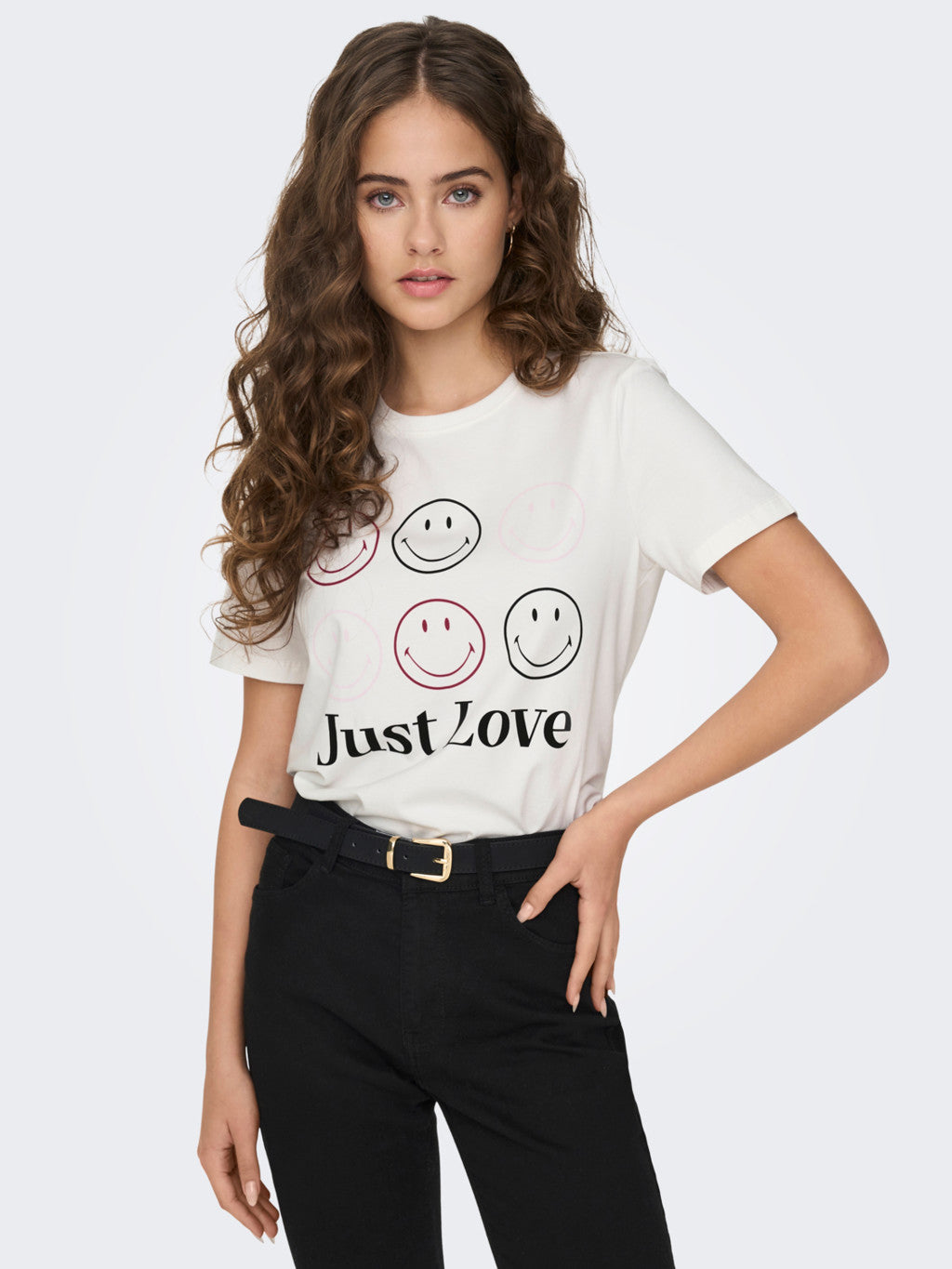 Only Minimalist Kadın T-Shirt - Kısa Kol Yuvarlak Yaka Günlük Main image