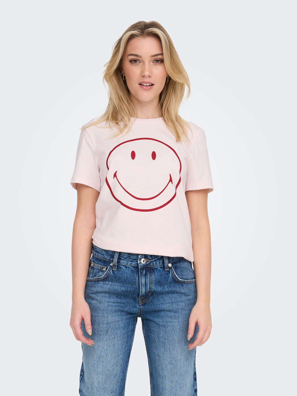 Only Minimalist Kadın T-Shirt - Kısa Kol Yuvarlak Yaka Günlük