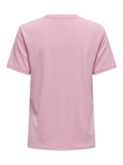 Only Minimalist Oversize Tişört - Yuvarlak Yaka Kısa Kol - Günlük
