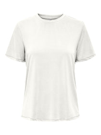 Only Minimalist Oversize Tişört - Yuvarlak Yaka Kısa Kol - Günlük