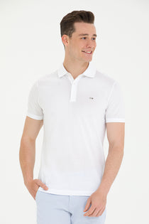U.S. Polo Assn. Erkek Minimalist Polo Yaka Kısa Kol T-Shirt - Günlük Stil