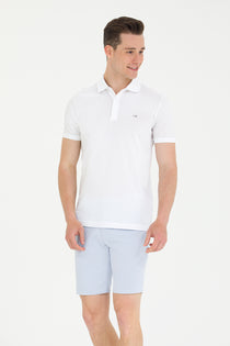 U.S. Polo Assn. Erkek Minimalist Polo Yaka Kısa Kol T-Shirt - Günlük Stil