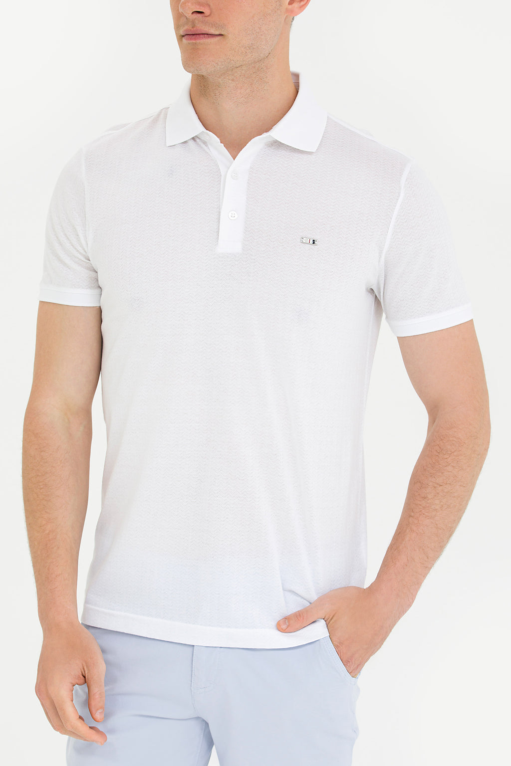 U.S. Polo Assn. Erkek Minimalist Polo Yaka Kısa Kol T-Shirt - Günlük Stil