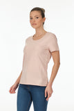 Vedi Minimalist Women's T-Shirt - Short Sleeve Round Neck - Casual