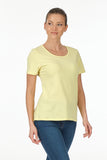 Vedi Minimalist Women's T-Shirt - Short Sleeve Round Neck - Casual