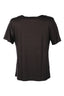 Vedi Büyük Beden Yuvarlak Yaka Taş Detaylı Kadın T-Shirt 25YXD5099