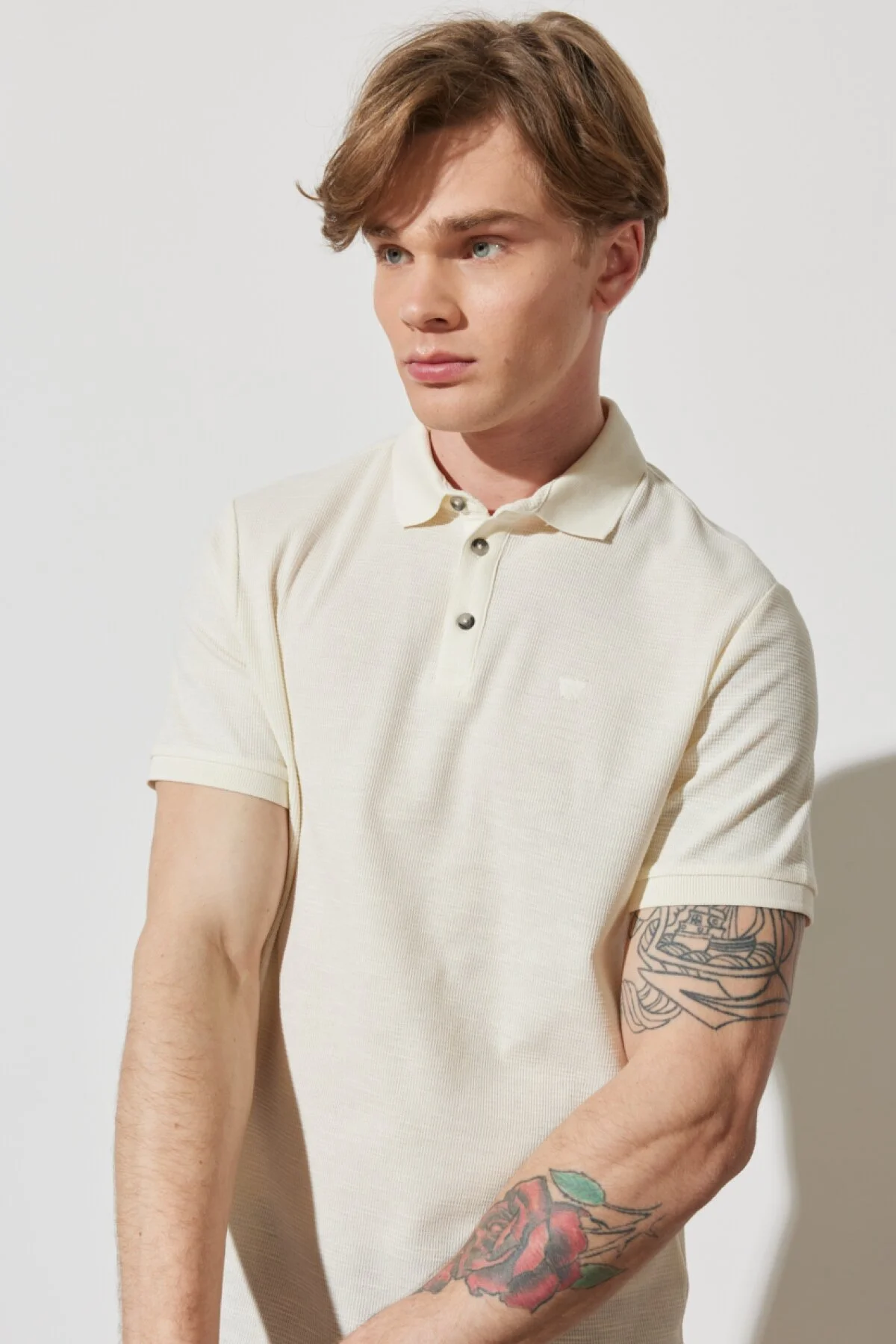 Wrangler Minimalist Polo Yaka Kısa Kol Erkek Tişört - Günlük Kullanım Secondary image