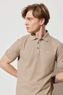 Wrangler Erkek Polo Yaka Kısa Kol T-Shirt - Minimalist Günlük