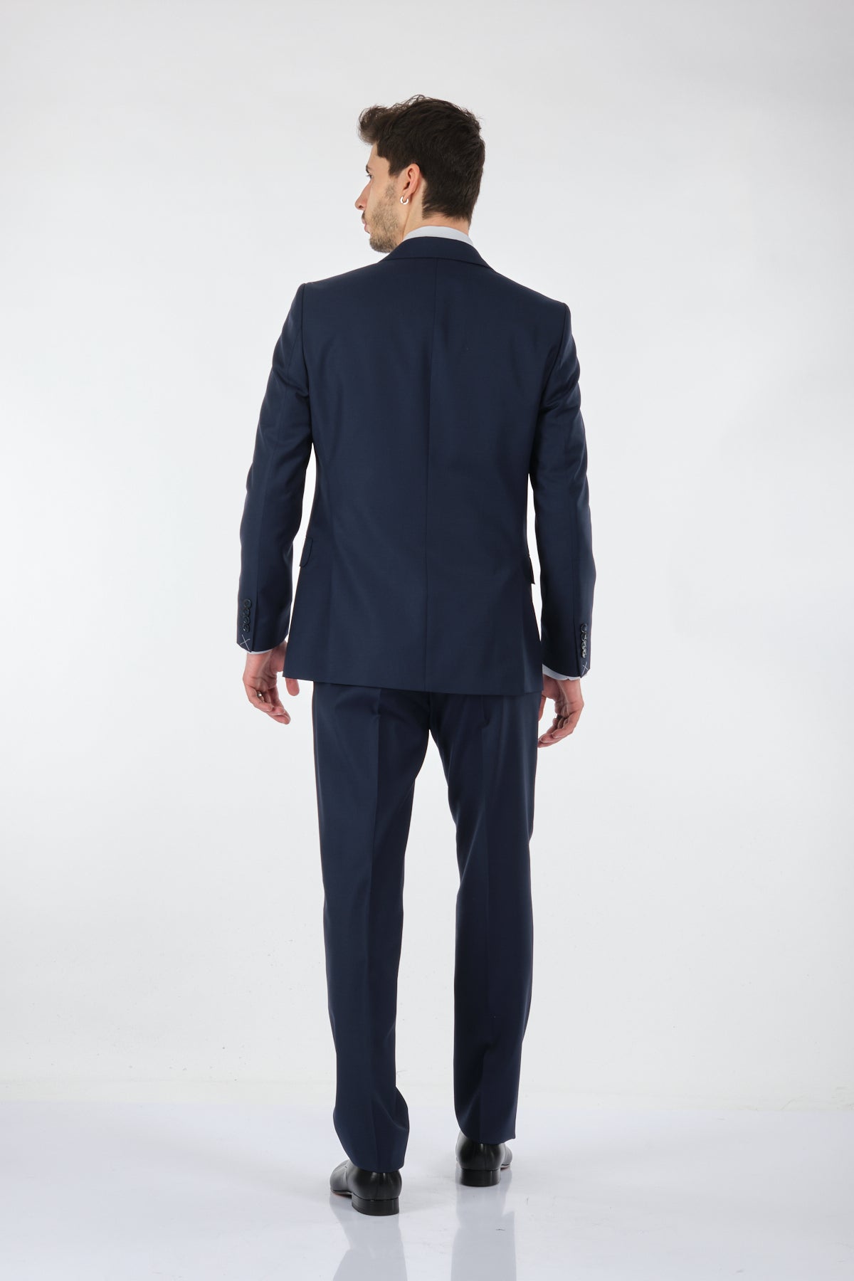 Tom Becker Slim Fit Erkek Takım Elbise - İki Parça Klasik Stil