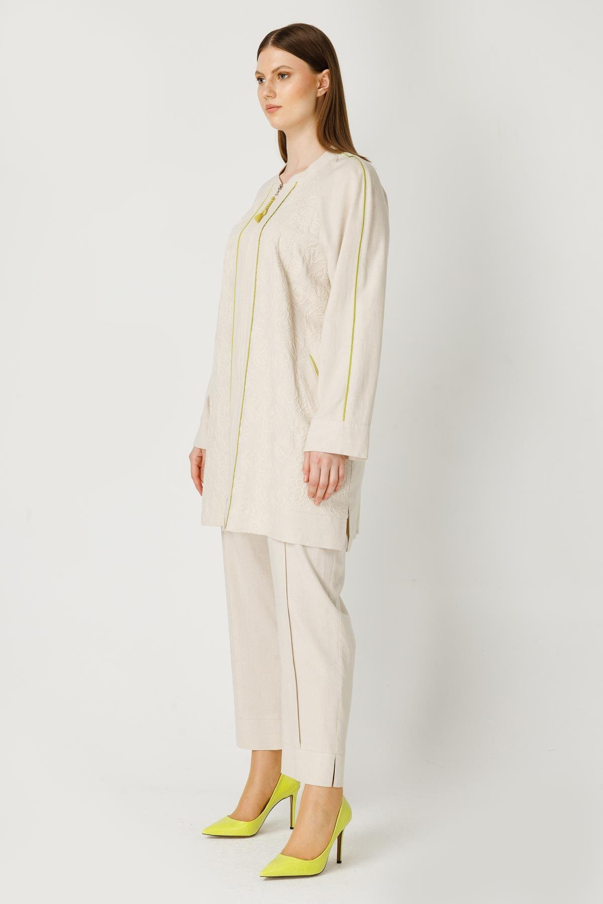 Müsemma Oversize Nakışlı Kadın Takım - Midi Boy, Günlük & Özel Gün Secondary image