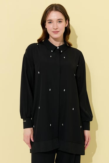 Müsemma Büyük Beden Taşlı Takım