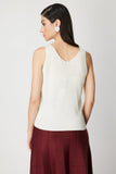 Taşlı V Yaka Triko Bluz On