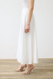Tailor Shop Minimalist Midi Linen Skirt - High Waist - Casual & Chic