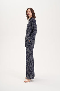 Terzi Dükkanı Oversize Gömlek Yaka Midi Kadın Takım - Minimalist & Şık