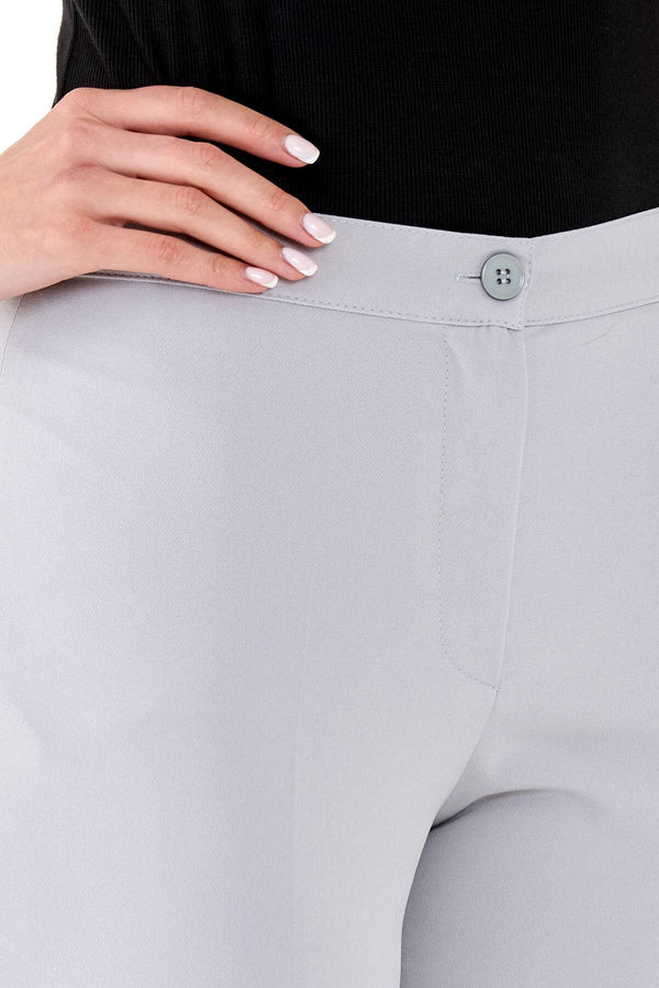 Tolga Saraçoğlu Minimalist Crop Pantolon - Yüksek Bel Dar Kesim
