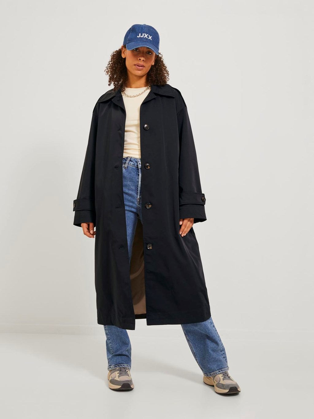 Jack&Jones JJXX Oversize Midi Trençkot - Günlük Şıklık