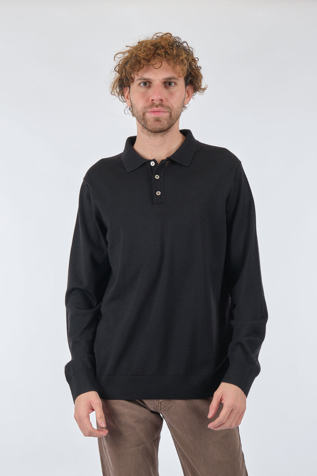 E.Muracchını Minimalist Uzun Kol Polo Yaka Erkek Kazak - Günlük Stil