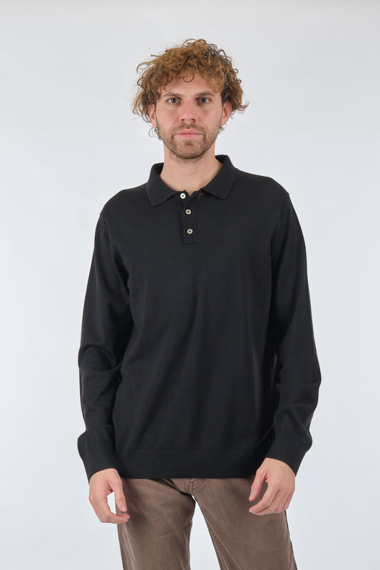 E.Muracchını Minimalist Uzun Kol Polo Yaka Erkek Kazak - Günlük Stil