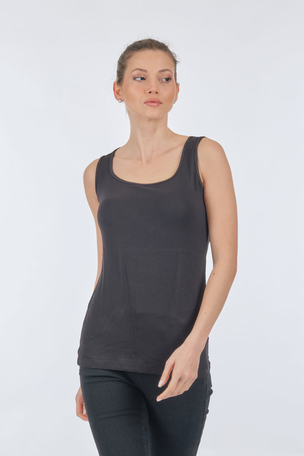 Lal Kadın Oversize V Yaka Midi Triko - Minimalist Stil